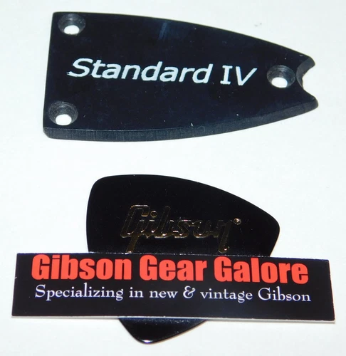 Epiphone Embassy Bass Truss Rod Cover Standard IV Black Guitar Parts Project B