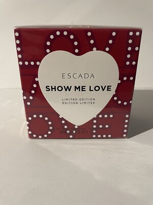 ESCADA SHOW ME LOVE Perfume 3.3 Oz 100 ml EDP Eau De Parfum Spray LimitedEdition