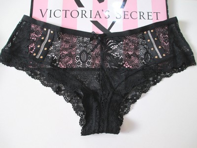 black lace underwear victoria's secret