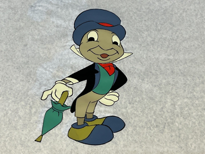 Original Walt Disney Pinocchio JIMINY CRICKET Production Animation