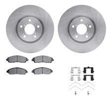 Dynamic Friction DYN-6512-59417 DFC Brake Rotor & Brake Pads & Hardware