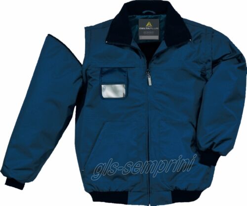 GIACCA GIUBBOTTO DELTAPLUS RENO TERMICO INVERNALE BOMBER INTERNO PILE LAVORO - Picture 4 of 6