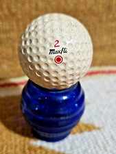 Scarce Maxfli Red Dot Dunlop 2 Vintage 1950's Golf Ball Used as pictured