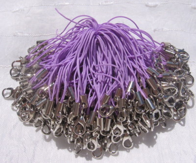 Fils à Mousqueton Pour Sacs/portables – Lot De 40, Couleurs Jaune, Rouge, Rose, Violet – Nylon