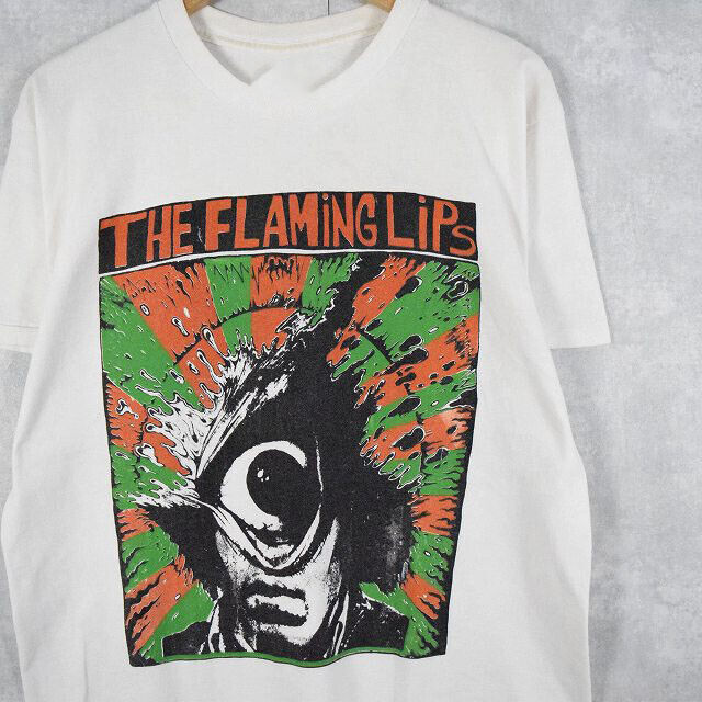Vtg The Flaming Lips Band Music Concert Cotton White All Vtg The Flaming Lips Band Music Concert Cotton White All