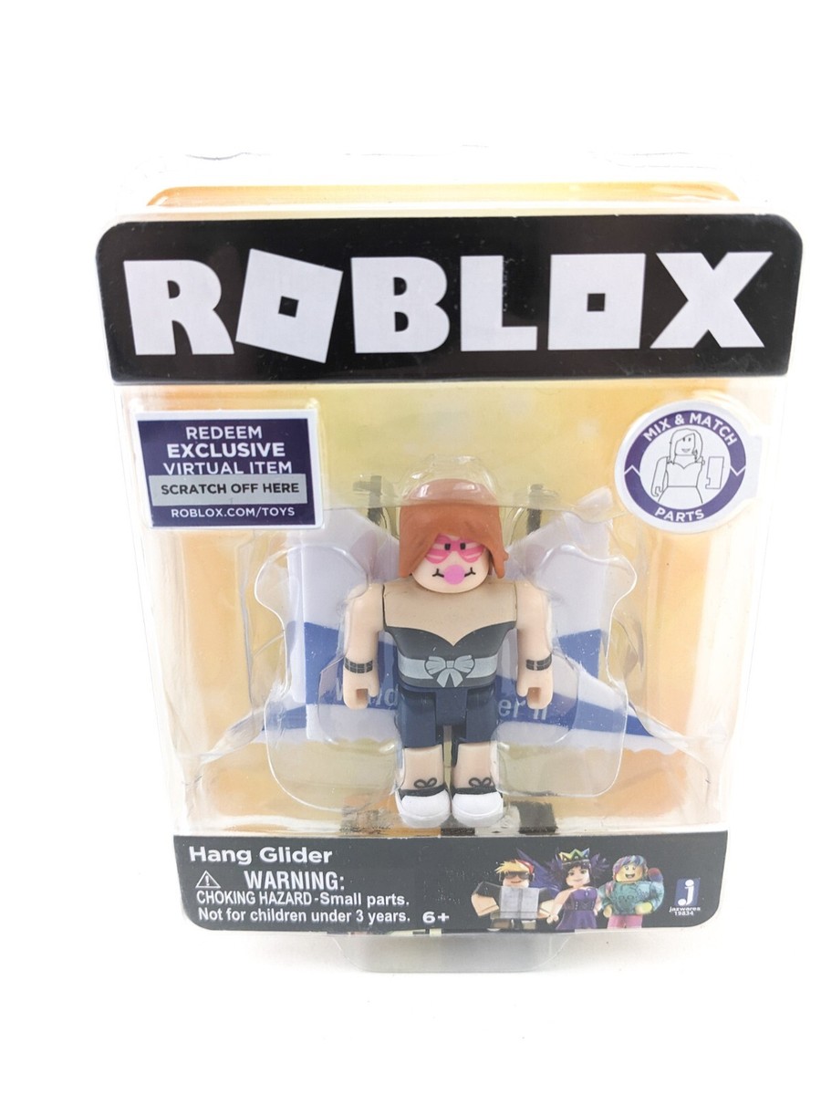 GUNDDropsウィリーウイングス・ベニーバー・ロジャーロアーズ・Jバナナズ2 Roblox Hang Glider Figure & Virtual Item Code Jazwares Brand New