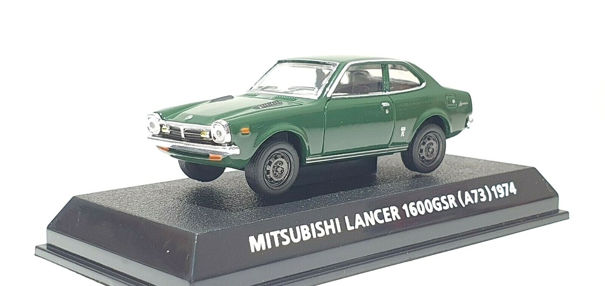 1/64 Konami 1974 MITSUBISHI LANCER 1600GSR A73 GREEN diecast car