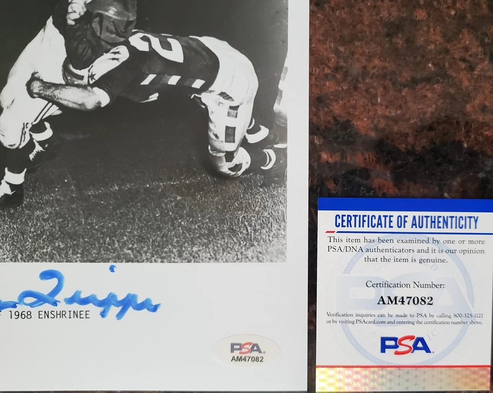 Charley Trippi PSA COA Autograph 8x10 NFL Hall Of Fame Photo Chicago Cardinals - Image 2 of 4