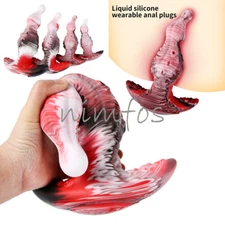 Large Wearable Silicone Butt Plug Anal Dilator Masturbation Dildo Adult Sex Toys