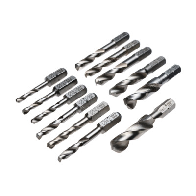 WERA - HSS Metall Spiralbohrer Bit, 1/4'' Biteinsatz, ww. Gr. 3,0 mm bis 8,5 mm