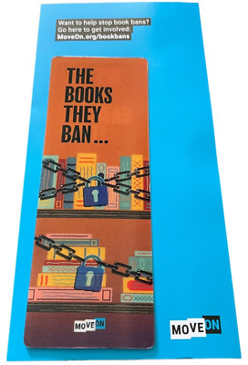 The Books They Ban...Are The Books I'll Read Next - Lenticular Bookmark Move On