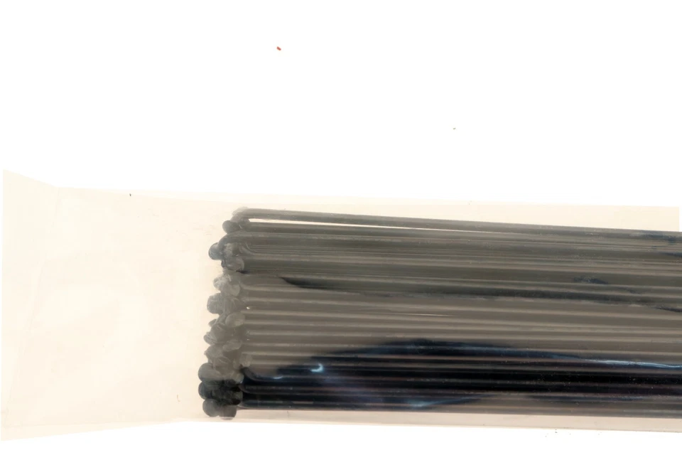 Wheelsmith SS14 14G Straight Black Spokes 294mm Stainless Steel - Bag of 50 -NEW - Image 3 of 4