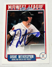 GRANT WITHERSPOON SIGNED 2018 MIDWEST LEAGUE ALL STAR ROOKIE CARD AUTO