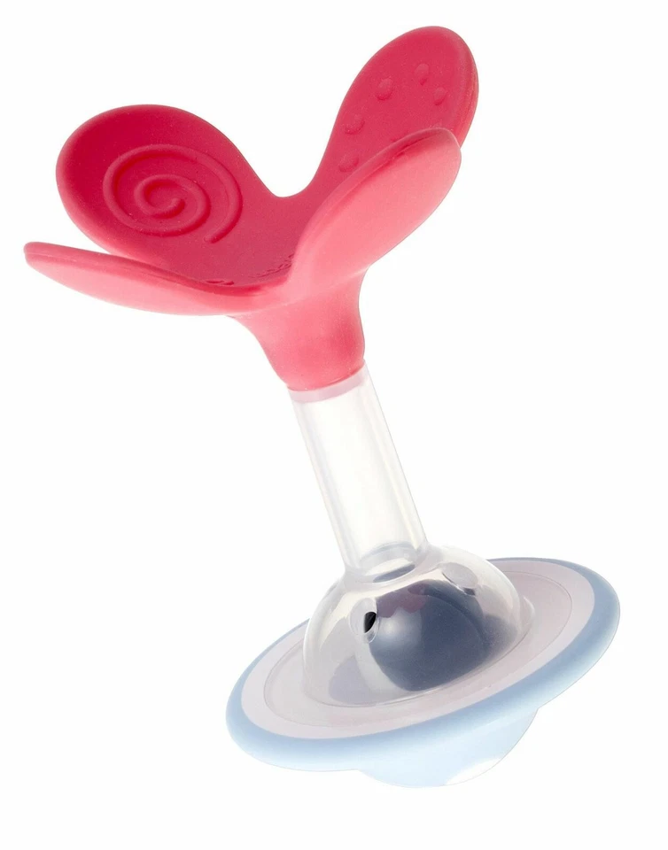 Игрушка-кольцо для прорезывания зубов Pigeon Baby Munch персиковый клевер от 3 месяцев из Японии - Изображение 2 из 4