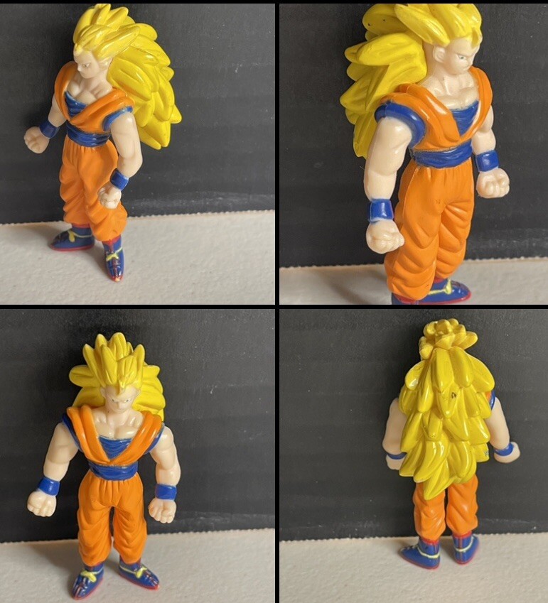 2-1/2” Super Saiyan 1989 Goku Action Figure Vintage Dragon Ball Z DBZ