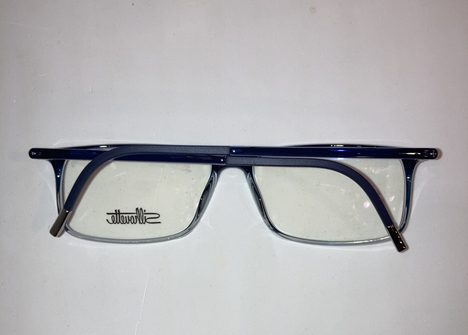 Silhouette SPX 2941 New Authentic Eyeglass Frame Navy Fade Plastic