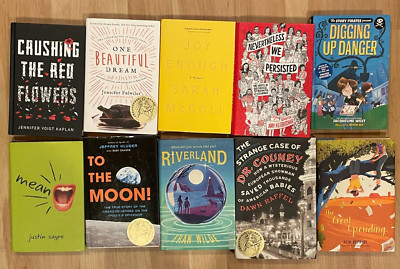 Lot of 10 Hardcover Children Young Adult BOOKS NEW 2018-2020 Fiction Chapter YA