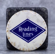 Charles Prod. Inc Reading Lines Pin Button Pi...