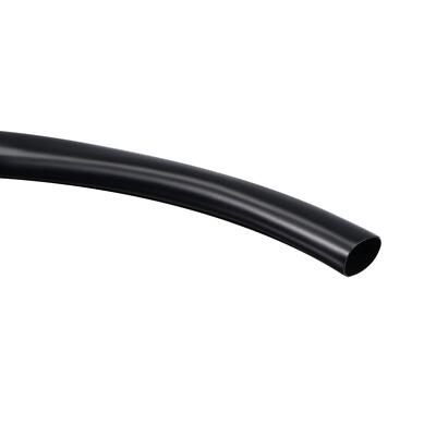 Black PVC Tube Wire Harness Tubing 12mm ID 23ft Sleeve for Wire Sheathing