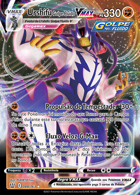 Rapid Strike Urshifu VMAX 88/163 NM in Portuguese Battle Styles Pokémon TCG