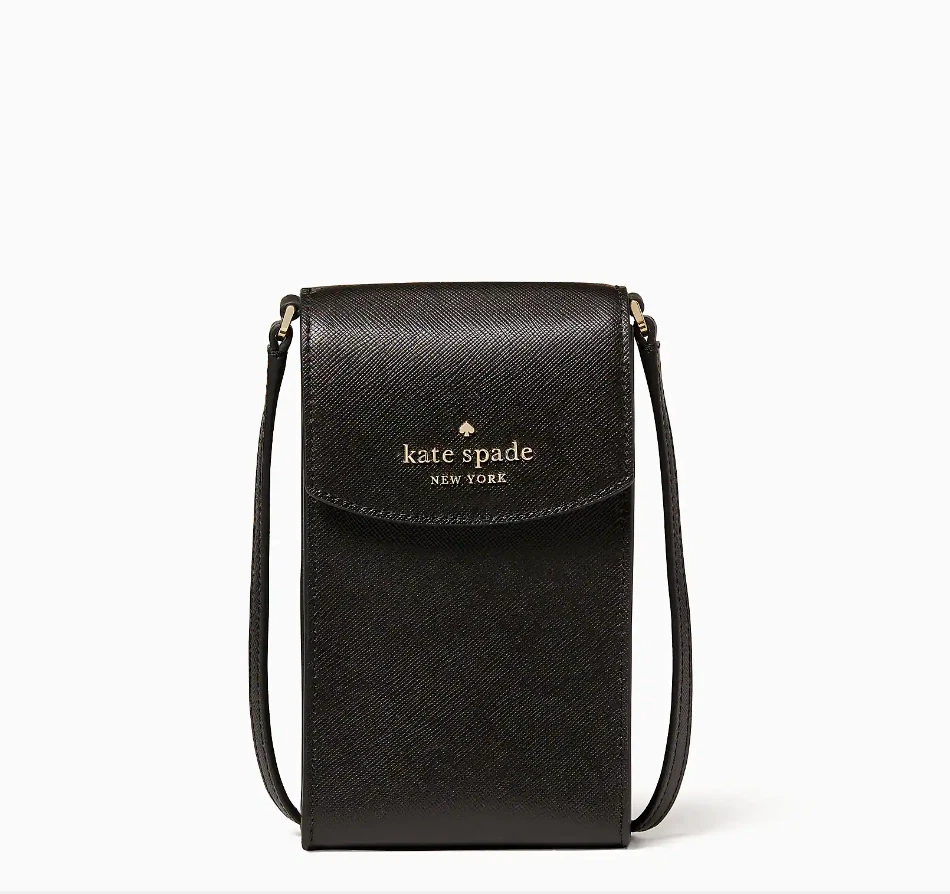 Glitter North South Flap Phone Crossbody