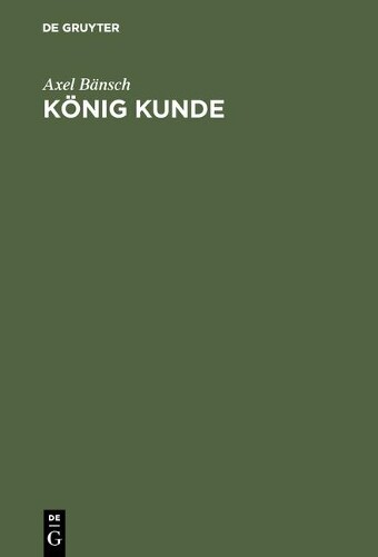 Thumbnail - Axel Bänsch Knig Kunde (gebundene Ausgabe) (us Import)