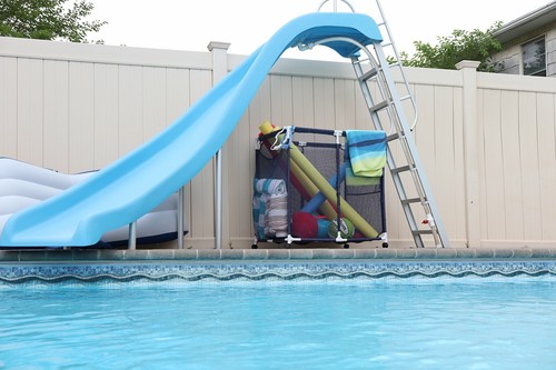 Pool Organizer 455102, XL, Blue/White - Picture 3 of 8