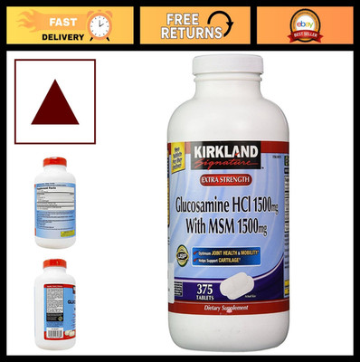 Glucosamine with MSM Supplement - 375 Tablets for Joint Health & Mobility