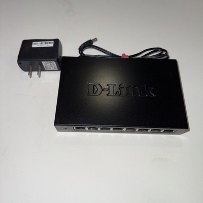 D-Link DGS (DGS-108) 8-Ports External Gigabit Ethernet Switch