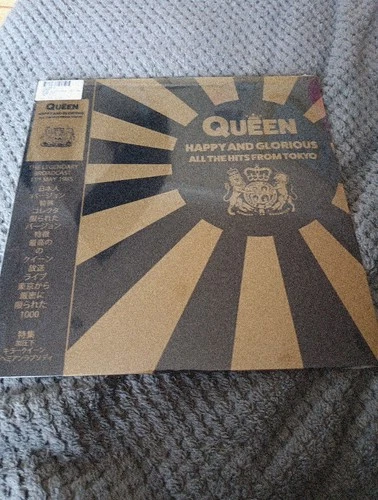 Queen Happy And Glorious Tokyo inca Gold swirl Coloured Vinyl LP Sealed Live
