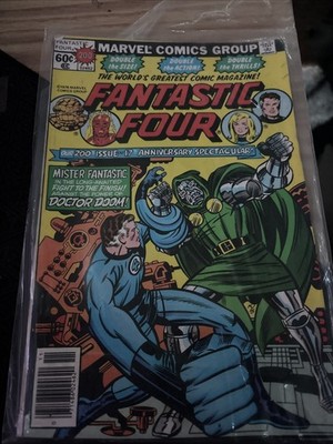 Fantastic Four #200 (Marvel Comics November 1978) still wrapped in the plastic