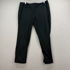 Ann Taylor LOFT Marisa Pants Womens Size 10 Black Dress Trousers Stretch Career