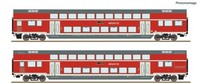Roco 6200249, 2Tlg. Set Doppelstockwagen, DB Ag, Innenbeleuchtung, Neu & Ovp, H0