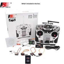 FlySky FS-i10 10-Channel RC Transmitter – Mint Tested – Missing 3 accessories