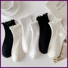 Japanese Winter Rolled Edge Short Socks Cute Socks Women Fresh Winter Wooden Ear