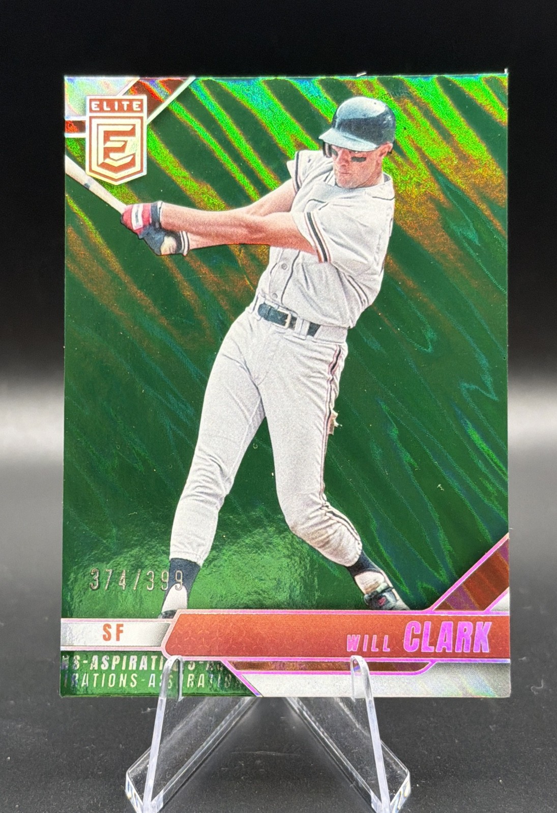 Panini 2026 Donruss Elite Will Clark #42 San Francisco Giants Green /399 A1