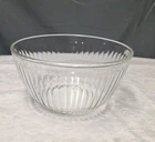 Vintage Pyrex Clear Ribbed Glass Bowl, 6 Cups, 7402-S