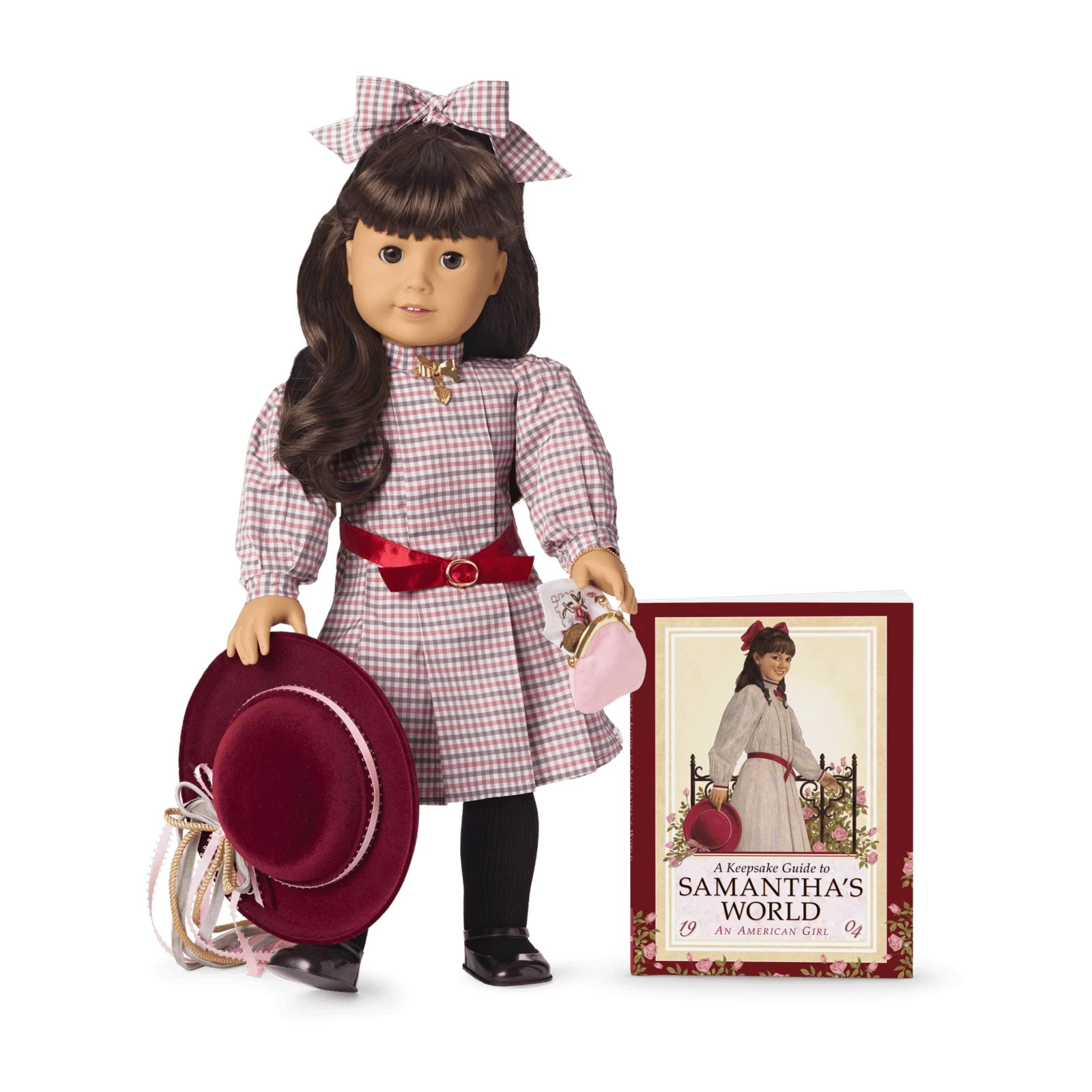 NIB American Girl Doll Samantha Parkington 18 inch Doll Book