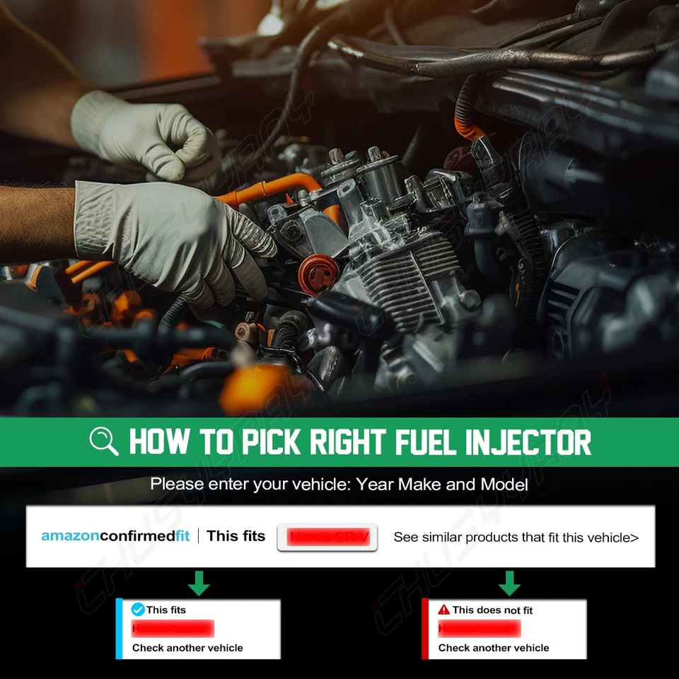 Injetores de combustível 8X para Dodge Dakota Durango 4.7L 2001-2007 e Chrysler Aspen 2007 - Imagem 3 de 4