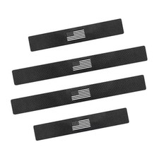 4PCS Car Door Sill Protectors, Scratch-resistant Anti-slip Vehicle Sill