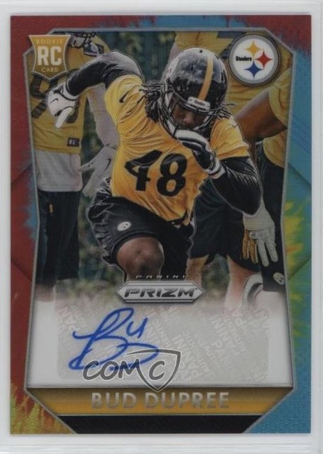 2015 Panini Prizm Rookie Signatures Tye-Dyed 13/25 Bud Dupree #RS-BD Auto RC 4f5