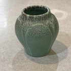 Vintage Rookwood arts & crafts #2089 Mottled green 1922 mark vase 4” tall