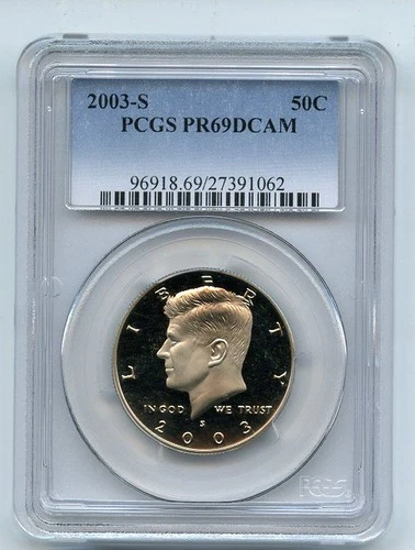 2003-S Kennedy Half Dollar Proof — photo from the most recent tracked eBay sale