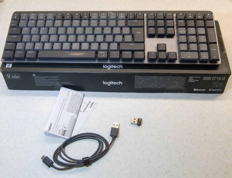 Logitech MX Mechanical Wireless Keyboard - Graphite, English US layout