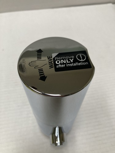 Kohler 10673-CP Wave Flushometer 1.28 GPF Válvula de descarga sin contacto Cromo Caja abierta - Imagen 2 de 6