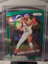 2025 Panini WNBA Prizm - DiJonai Carrington - #9 - Green Prizm