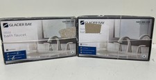 LOT OF 2 Glacier Bay Irena 8inWidespread 2Handle Bathroom Faucet Brushed Nickel