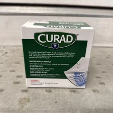 Curad Soft Non-Woven Large Gauze Pads, 4" x 4" 25 Count 080196305226VL