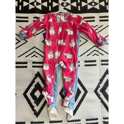 Gerber Footie 2 Piece Set, Pink and Blue. 3T