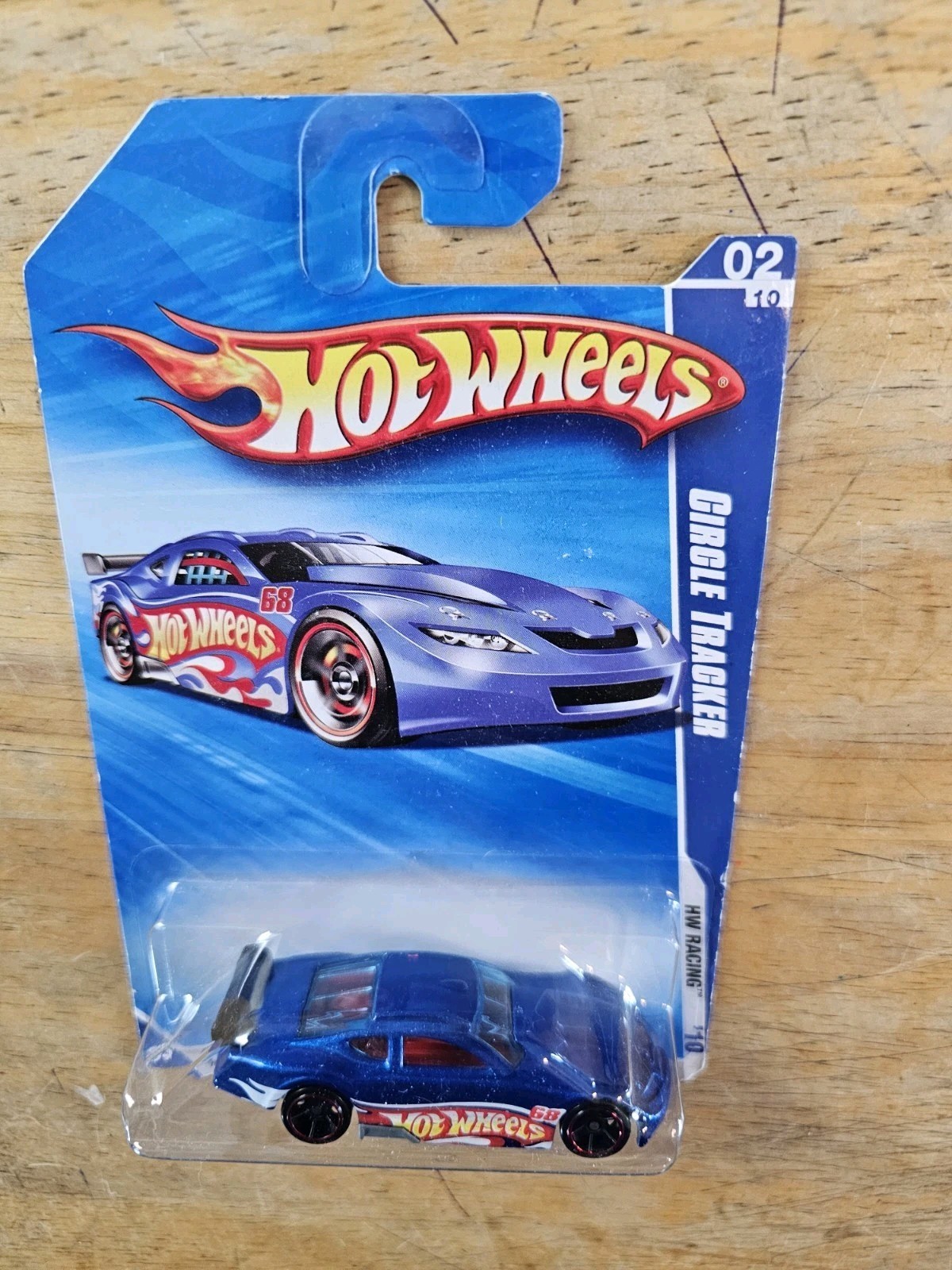 Hot Wheels Circle Tracker, Blue; 2010 HW Racing Series 02/10